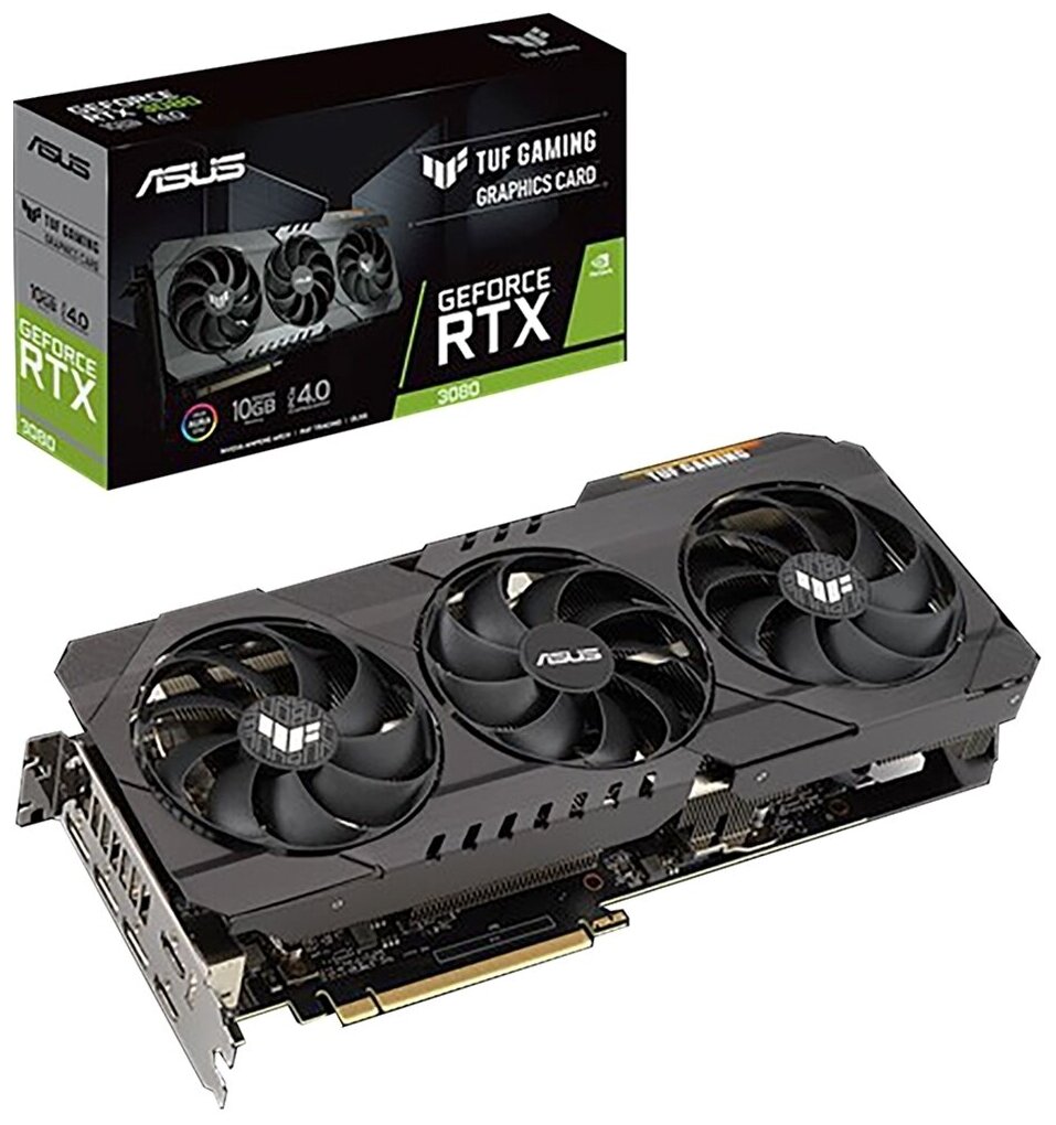 Видеокарта ASUS RTX 3080 (TUF-RTX3080-O10G-V2-GAMING)