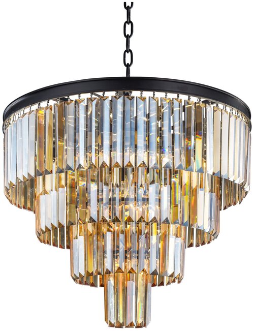 Дизайнерские люстры и светильники Odeon 4 Rings amber