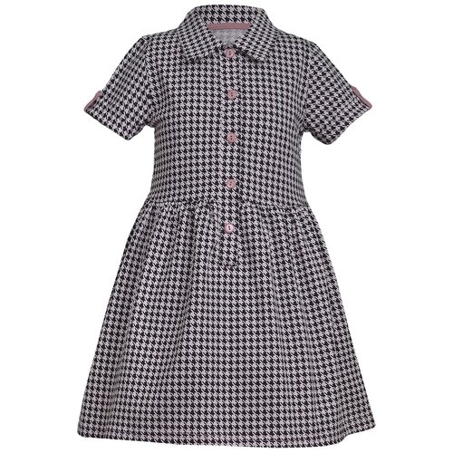 фото Платье для девочки а.11-132-3., цвет черный/розовый, рост 134 luneva