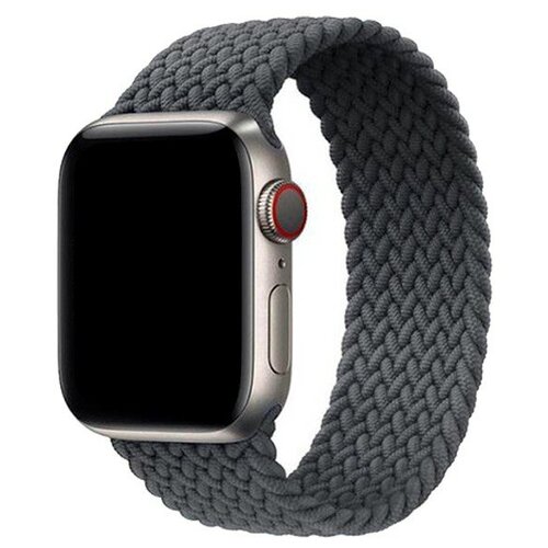 фото Ремешок-браслет нейлоновый для apple watch 42/44мм (7), серый, l155mm) greatcase