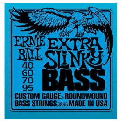 ERNIE BALL 2835 Nickel Wound Slinky Extra 40-95 - Струны для бас-гитары