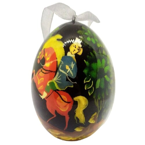 Яйцо декоративное авторское, ручная роспись, 