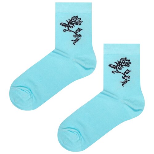 Носки Palama, размер 25, голубой новые японские однотонные носки hyuna карамельных цветов корейские студенческие длинные женские носки