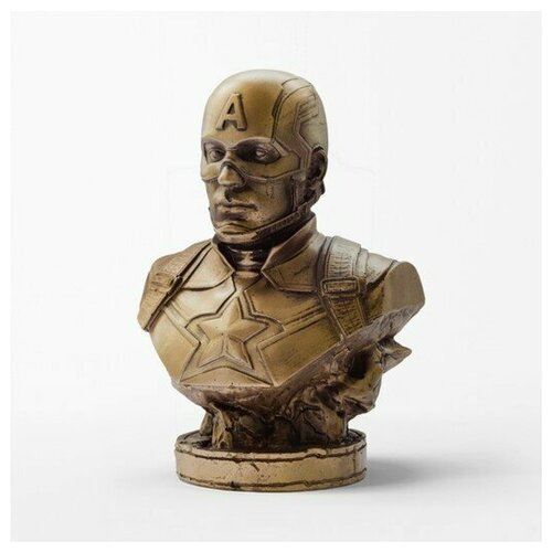 Бюст гипсовый с бронзовым покрытием Стэнли Комикс Капитан Америка