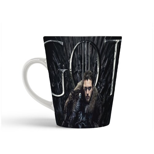 фото Кружка-латте coolpodarok игра престолов джон сноу железный трон