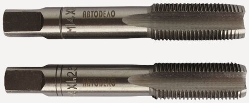 Изображение товара Метчик АвтоDело M14x1.25, для ручного использования, HSS, 2 шт.