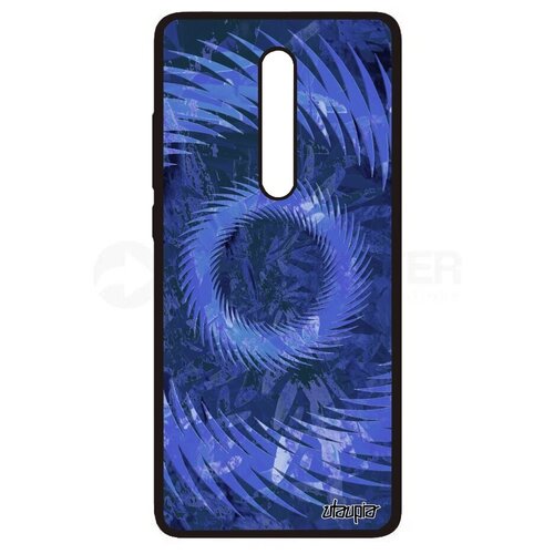 фото Красивый чехол на смартфон // xiaomi redmi k20 // "мандала спираль" стиль узор, utaupia, синий