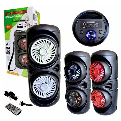 Колонка Bluetooth MP3 FM ZQS 4221 черная 299000₽