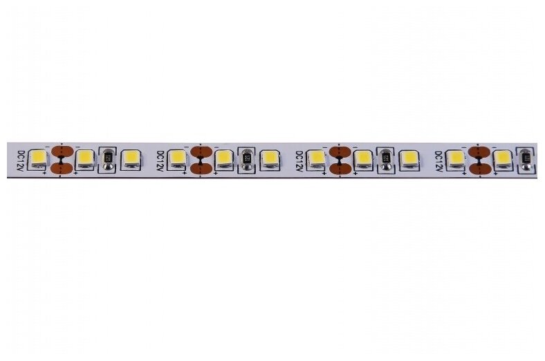 Светодиодная лента, Подсветка, 12Вт, 24В, 6000к, 120Днм, 5 метров (Холодный свет) Одноцветная светодиодная лента, Альфа Свет - фотография № 4