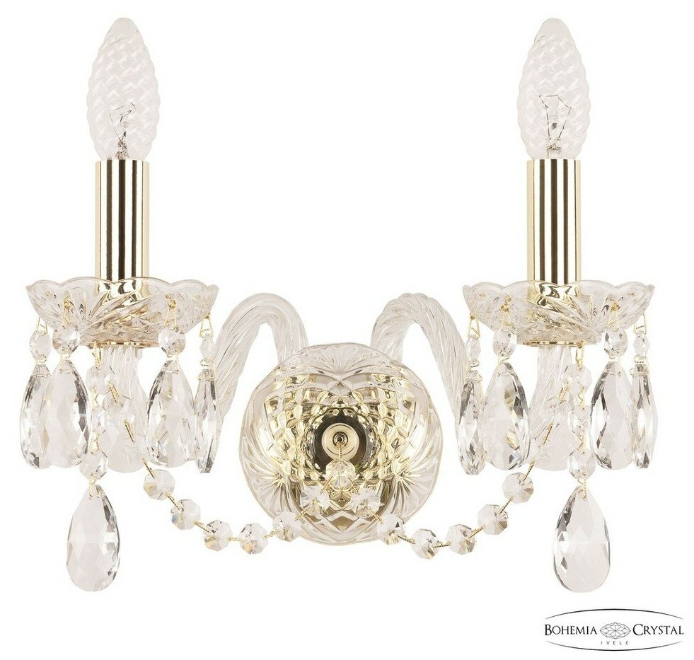 фото Бра Bohemia IVELE Crystal 101B/1/141 G 101