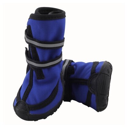 Triol (одежда) Ботинки для собак, синие, 55*50*65мм 12241092 (зима), 0,213 кг, 39879