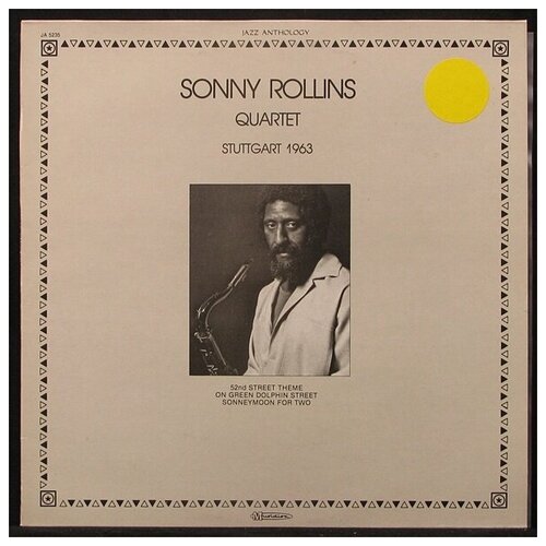 Виниловая пластинка Musidisc Sonny Rollins Quartet – Stuttgart 1963