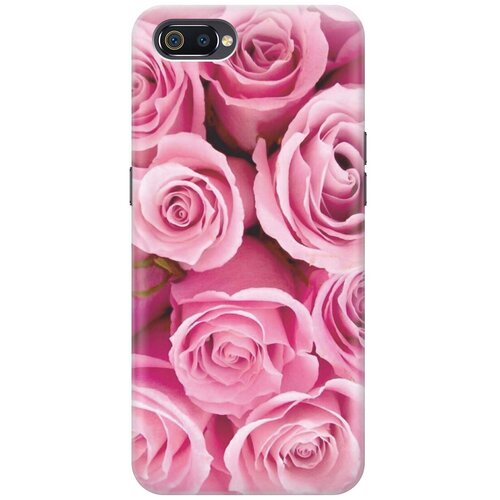 фото Gosso ультратонкий силиконовый чехол-накладка для oppo a1k / realme c2 с принтом "букет роз"