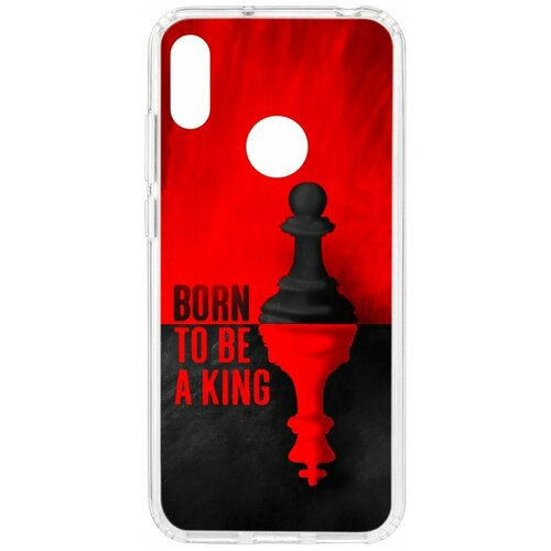 фото Чехол на huawei y6 2019 kruche print born to be a king / чехол для huawei / чехол с рисунком / чехол с принтом / чехол для хонор / чехол для хуавей / бампер на хуавей / чехол накладка для хонор / противоударная накладка для honor huawei / защита для honor / защита на huawei / cиликоновый чехол для huawei honor / пластиковый чехол на huawei / защитный чехол для honor / чехольчик / защита телефона / ударопрочный чехол кruче,kruche