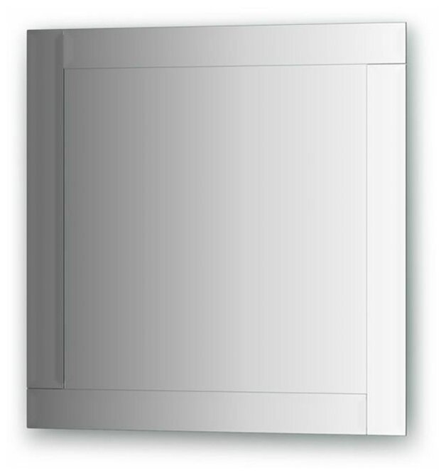 Зеркало настенное Квадратное c зеркальным обрамлением Style EVOFORM 60х60 см, для гостиной, прихожей, спальни, кабинета и ванной комнаты, BY 0805 - фотография № 2