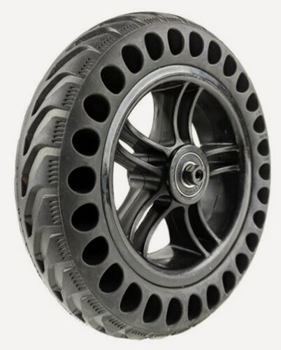 Изображение товара Заднее колесо (покрышка) в сборе с осью для электросамоката KUGOO S2/S3/S3 PRO