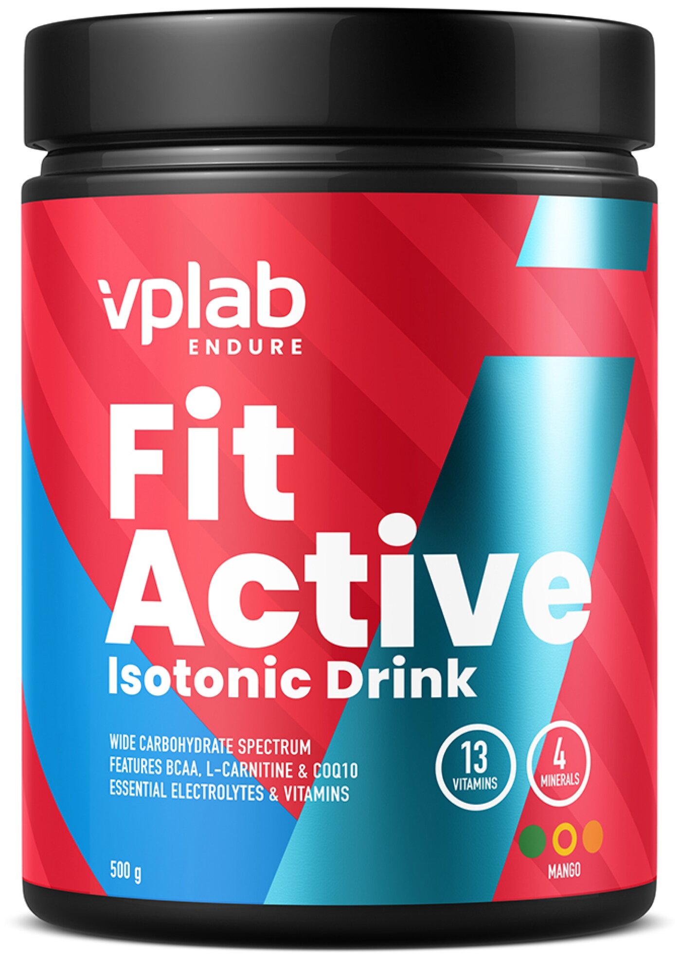 Изотонические смеси VP Laboratory FitActive Isotonic Drink (500 г) Манго