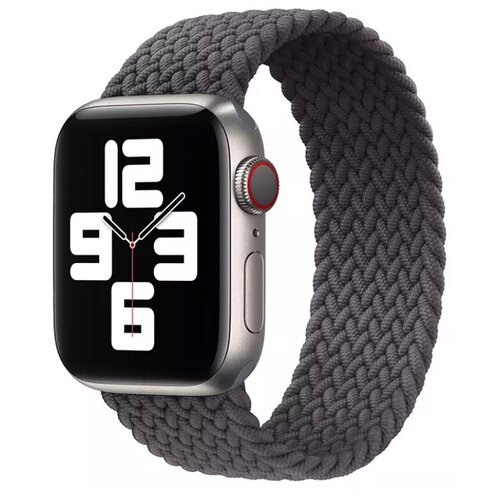 Нейлоновый монобраслет для Apple Watch 38/40/41 мм, серый, 142мм