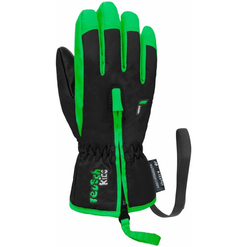 Перчатки горнолыжные REUSCH Ben Black/Neon Green (inch (дюйм):III)