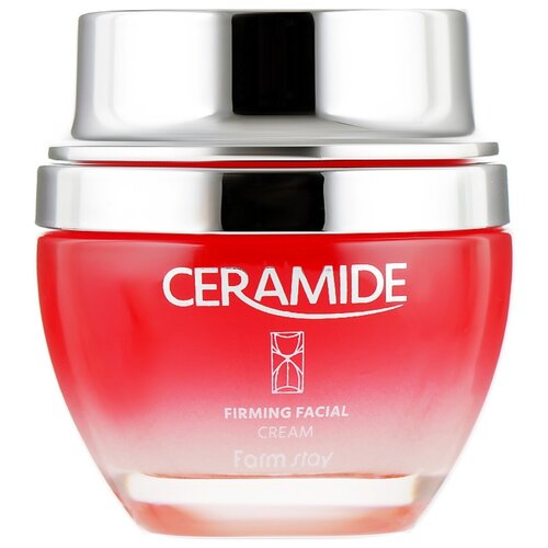 Farmstay Ceramide Firming Facial Cream Укрепляющий крем для лица с керамидами, 50 мл крем укрепляющий с керамидами bb farmstay ceramide firming facial bb cream spf 50 pa 50g