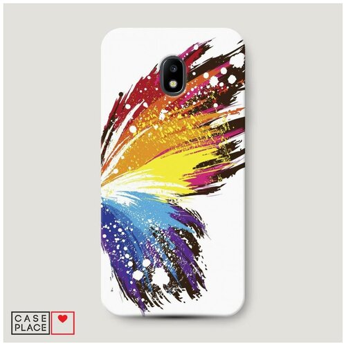 фото Чехол пластиковый samsung galaxy j3 2017 бабочка арт 2 case place