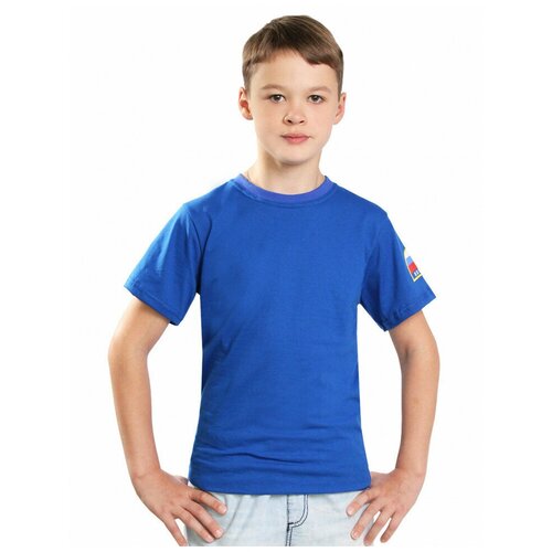 Футболка Компания БВР, размер 152/158, голубой футболка компания бвр размер 40 152 158 коричневый