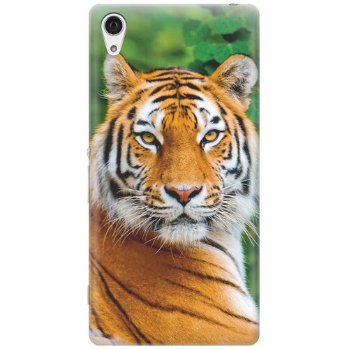 фото Re:pa накладка transparent для sony xperia z2 с принтом "портрет тигра"