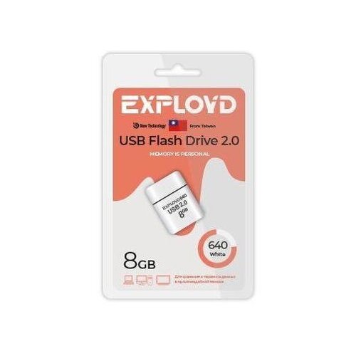 EXPLOYD EX-8GB-640-White usb flash drive 4gb exployd 640 ex 4gb 640 black