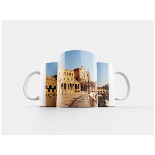 фото Кружка "испания, севилья площадь испании, севилья" 320 мл lotsprints