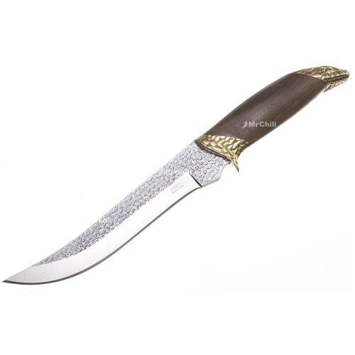 Нож Змея (Х12МФ, граб/орех, латунь)