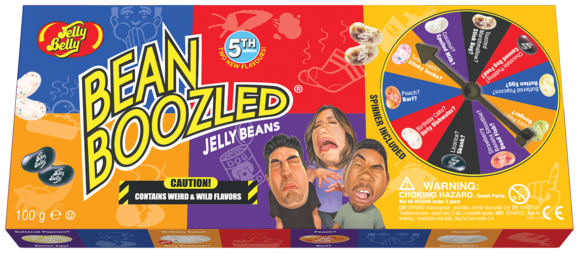 Драже жевательное Jelly Belly Bean Boozled Game "игра-рулетка" странные вкусы 100г (Таиланд) - фотография № 2