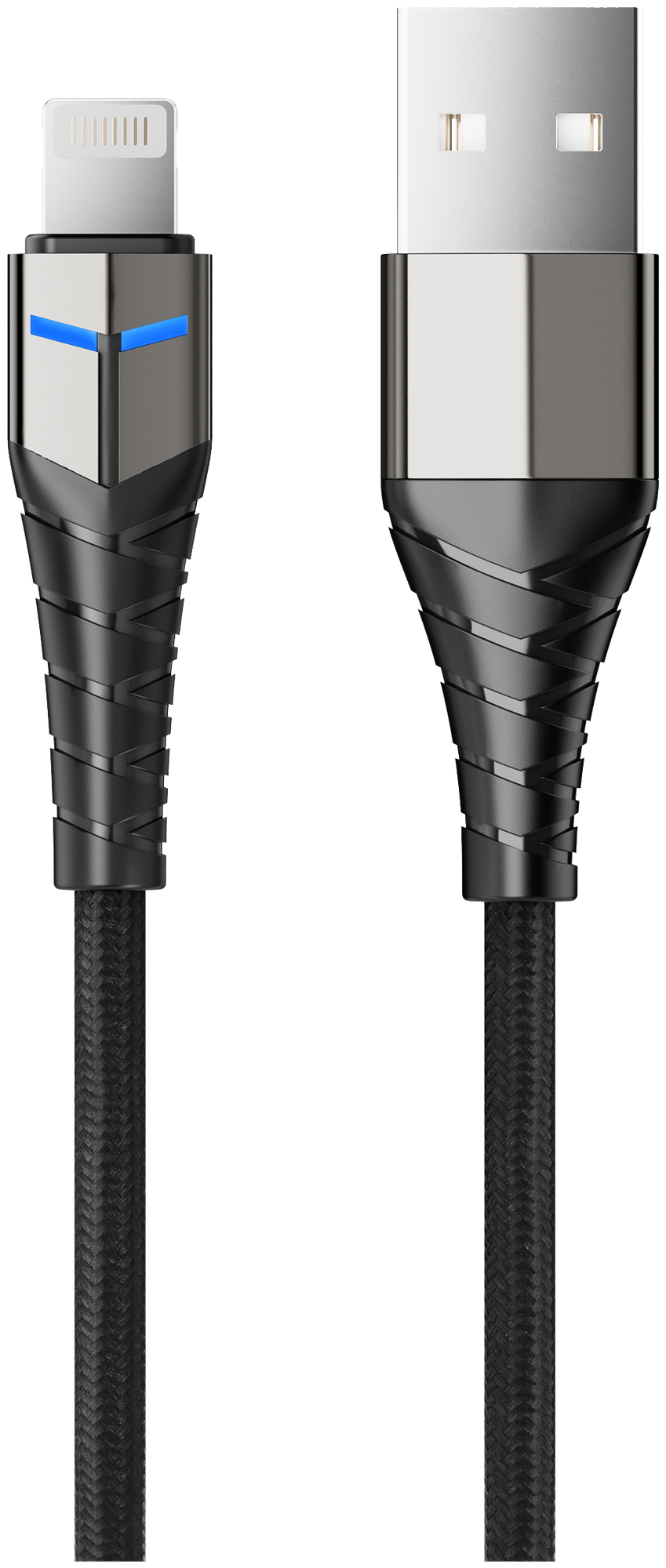 Кабель для быстрой зарядки Accesstyle USB A - Lightning 24-F100LED смартфонов iPhone планшетов ноутбуков