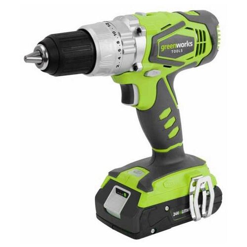 Дрель-шуруповерт аккумуляторная GREENWORKS 24 V 3703507 906700₽