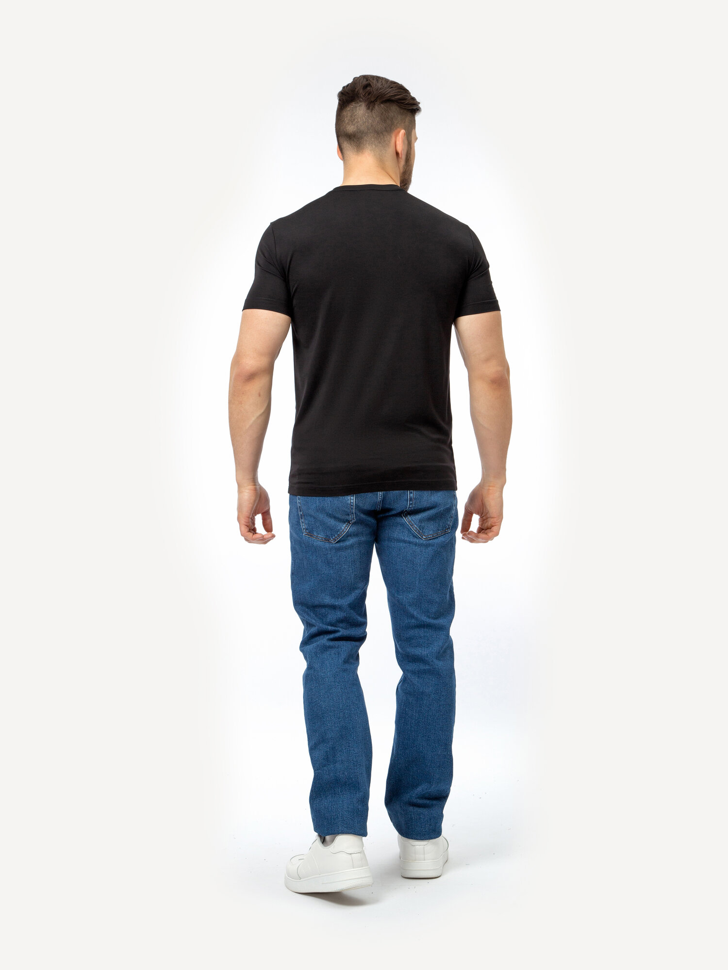 Футболка спортивная EA7 EMPORIO ARMANI, размер S, черный — фото 1