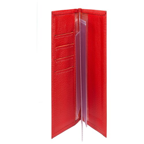 Документница для автодокументов АВТОМОЁ, красный