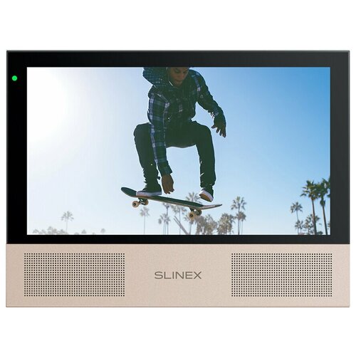 Видеодомофон SLINEX Sonik 7 (Black+Pink Gold)
