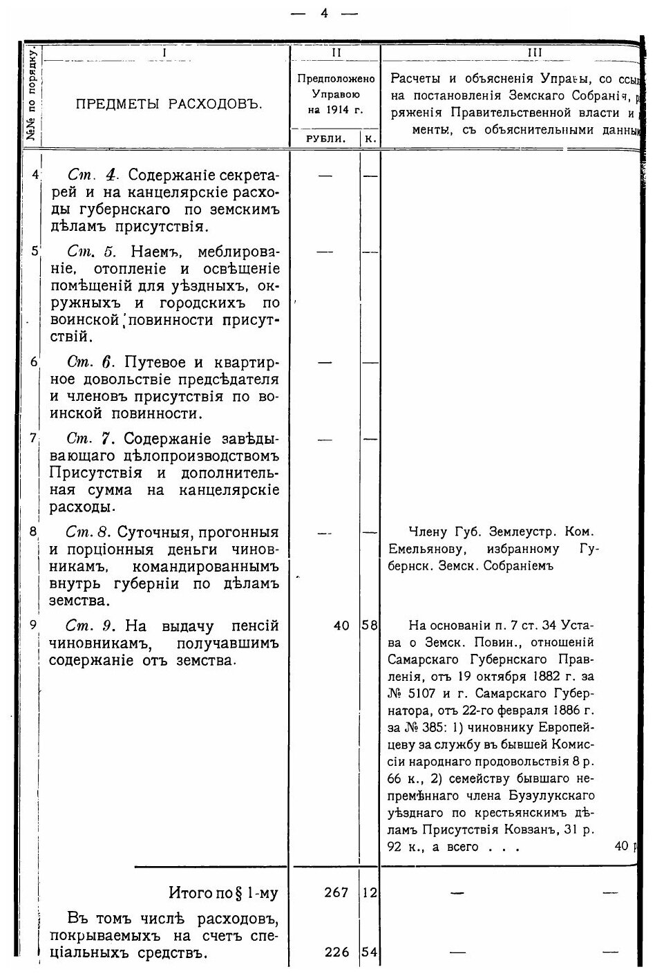 Книга Смета Расходов и Доходов на 1914 Год Самарского Губернского Земства - фото №8