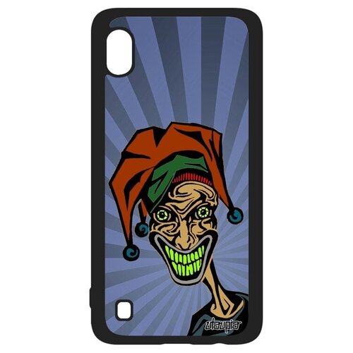 фото Противоударный чехол на смартфон // samsung galaxy a10 // "джокер" дизайн комиксы, utaupia, синий