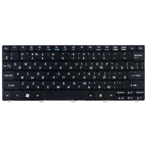 Клавиатура для Packard Bell dot s (ZE7), Acer Aspire one HAPPY2 (ZE6), D257 (ZE6), eMachines 355 и др аккумулятор al10a31 для packard bell dot s ze7 acer aspire one 722 p1ve6 11 1v 5200mah 58wh