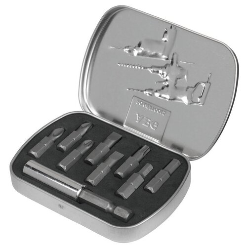 Набор бит AEG 4932430003 9 предм серебристый 497₽