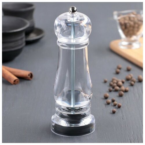 Мельница «Фигура», пластиковый механизм, 17 × 6 см, цвет прозрачный