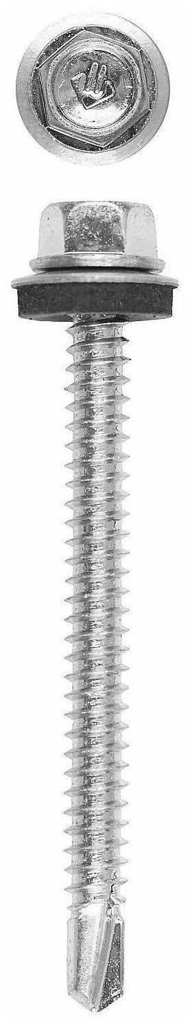 Саморезы кровельные 6.3х100 оцинкованные, 1кг (47шт)