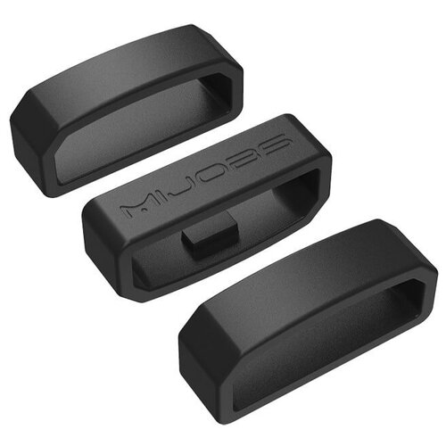 Силиконовый тренчик (шлевка) для ремешка фитнес браслета Honor Band 3 / 4 / 5 / 5i/ 6 (3 шт), бордовый