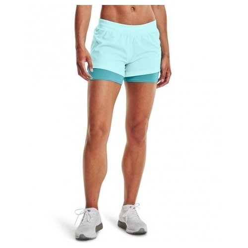 фото Шорты женские under armour ua isochill run 2n1 short 1361582-441