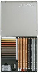 Чернографитовые карандаши CretacoloR Базовый художественны набор для рисования CREATIVO