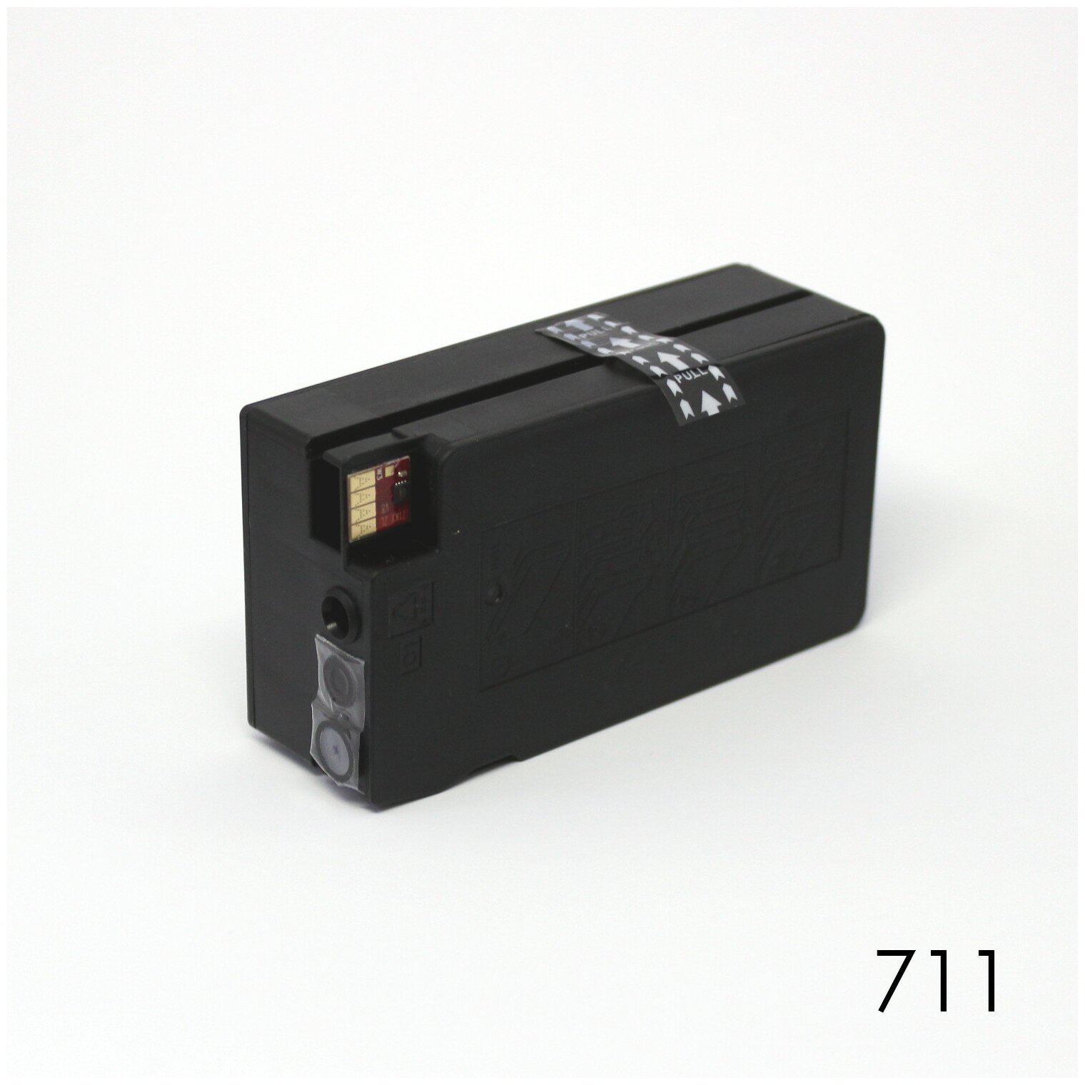 Картридж чёрный для HP Designjet T120, T125, T130, T520, T525, T530 (под HP 711, 711XL Black), неоригинальный, im. H-711. B. label