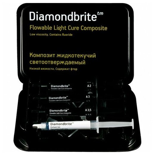 Diamondbrite композит микрогибридный жидкотекучий светоотверждаемый низкой вязкости