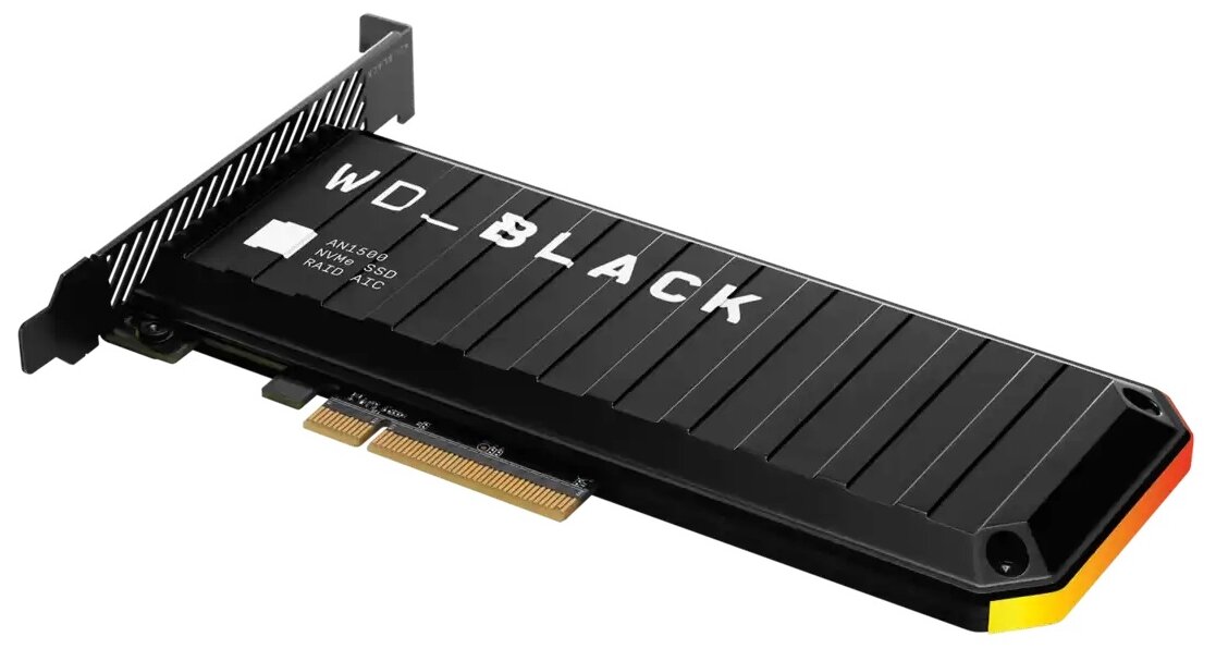 Твердотельный накопитель (SSD) Western Digital 4Tb WD BLACK AN1500 PCI-E AIC (add-in-card) PCI-E (WDS400T1X0L)