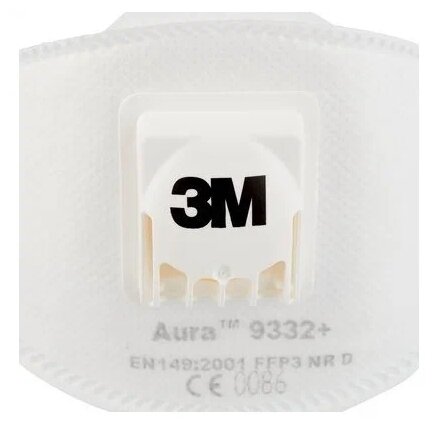 Респиратор 3M Aura 9332+, 10 шт. - фотография № 5