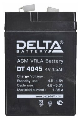 Аккумулятор Delta Battery DT 4045 4V 4.5Ah